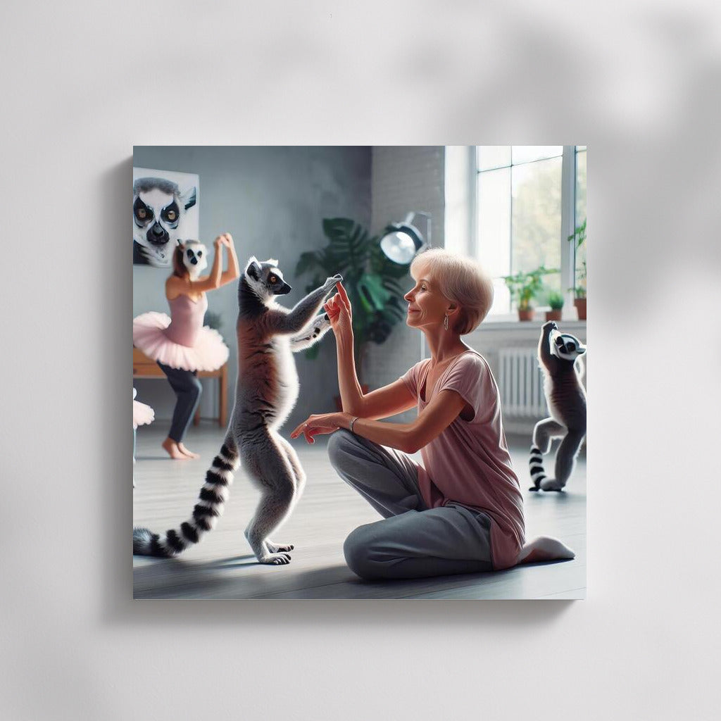 Dancing Lemurs: Grace and Smile in Dance Class