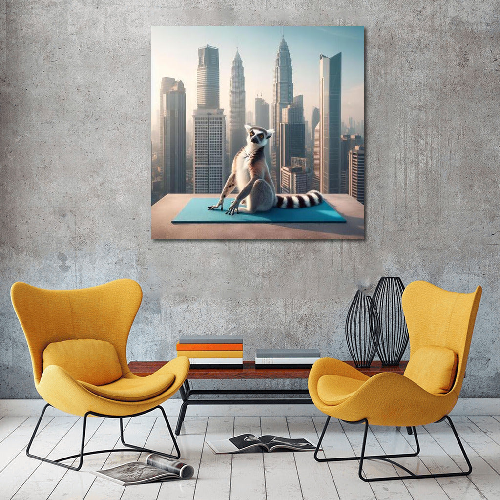 Yoga Lemur on the Roof of a Skyscraper: Comfort and Exotica in Your Interior