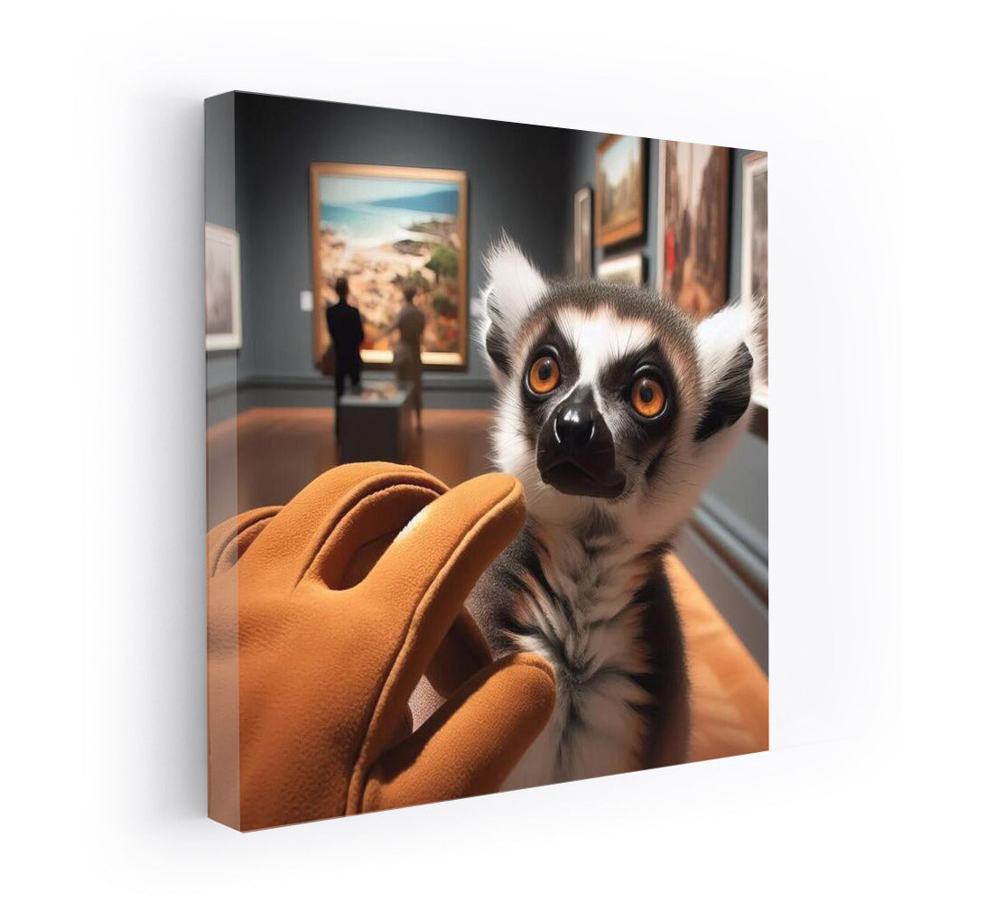 Lemur at the Exhibition: The Magic of Painting and Surprise in the Eyes