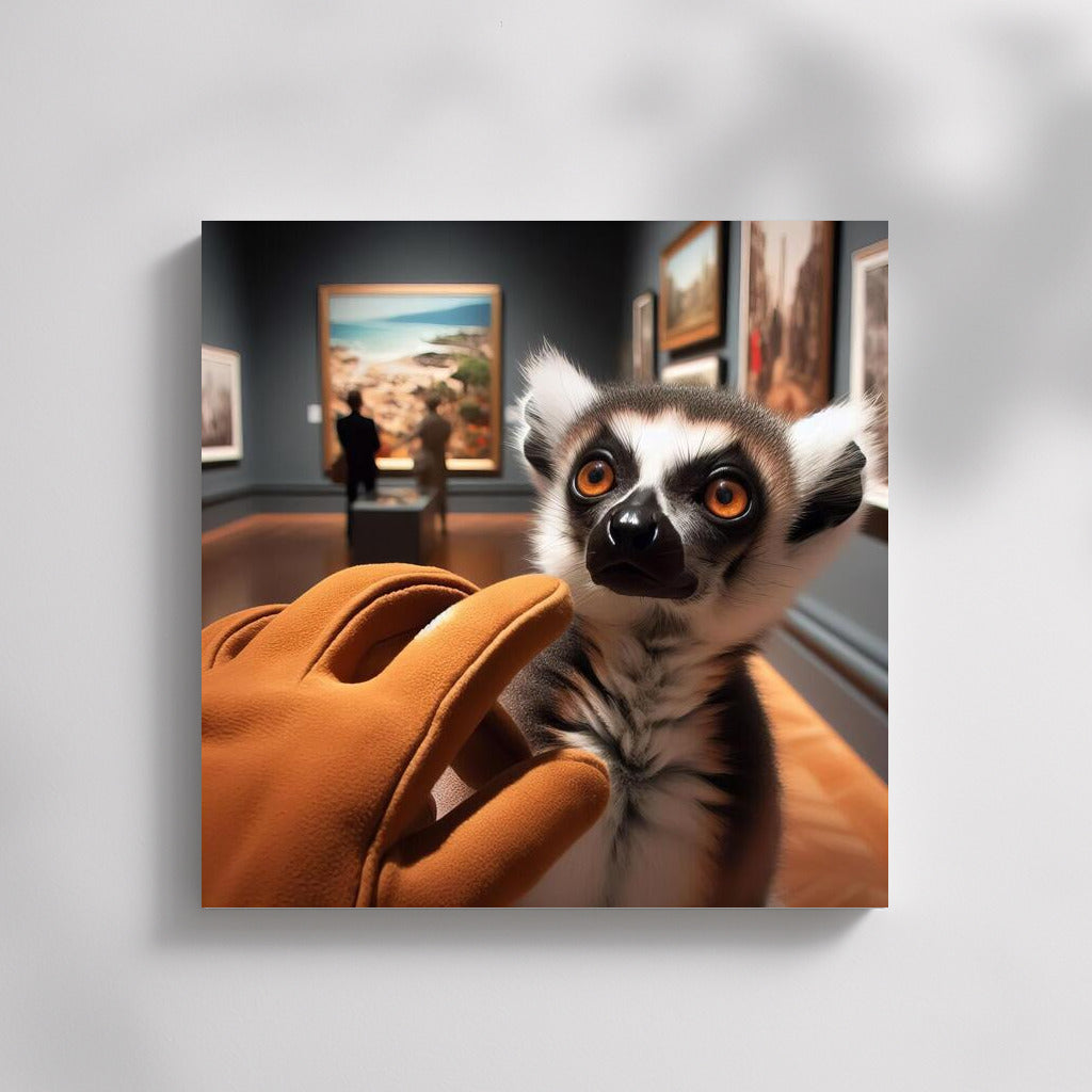 Lemur at the Exhibition: The Magic of Painting and Surprise in the Eyes
