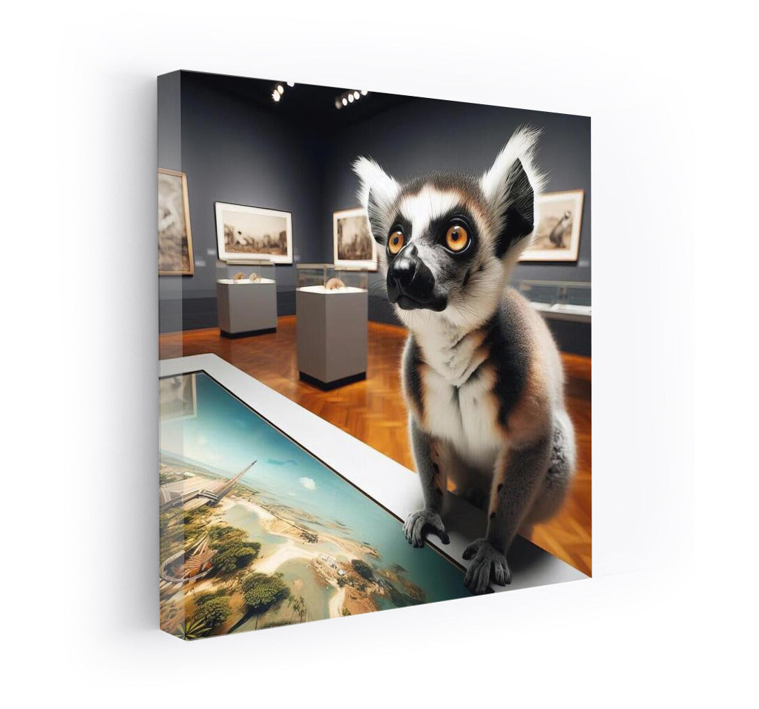 Lemur in the Museum: A Funny Accent for the Interior