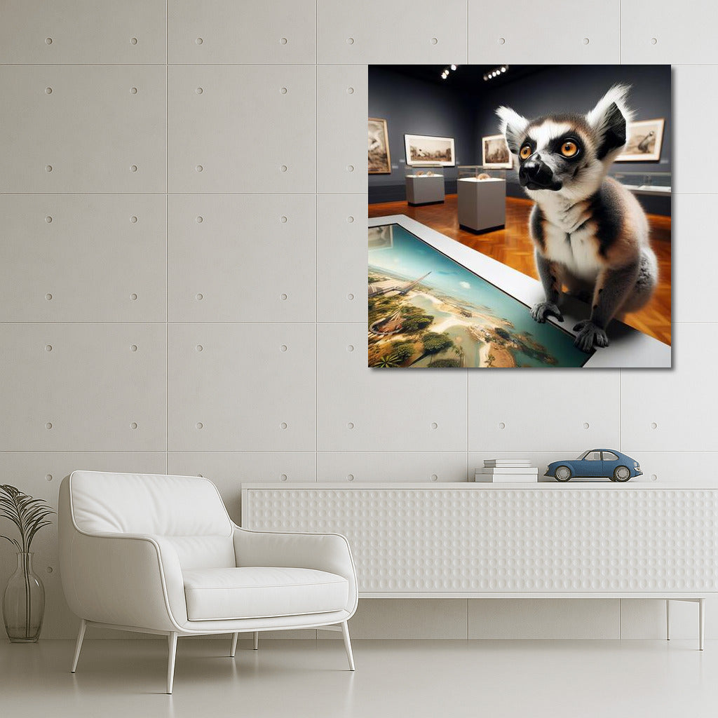 Lemur in the Museum: A Funny Accent for the Interior