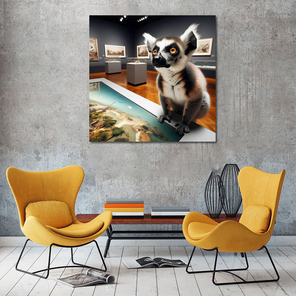 Lemur in the Museum: A Funny Accent for the Interior