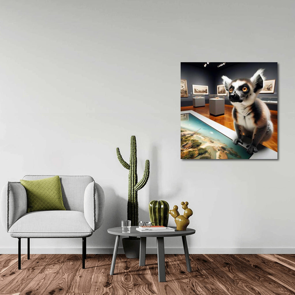 Lemur in the Museum: A Funny Accent for the Interior