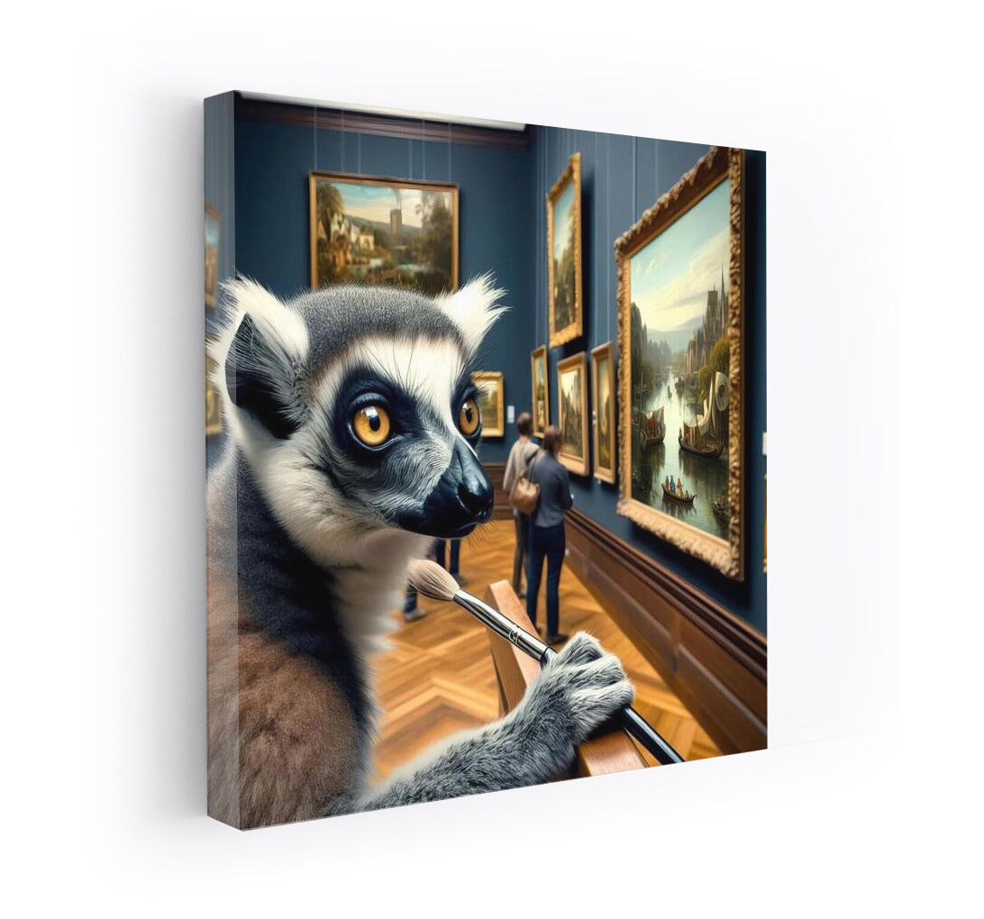 Lemur in the Museum: An Artist Among Masterpieces