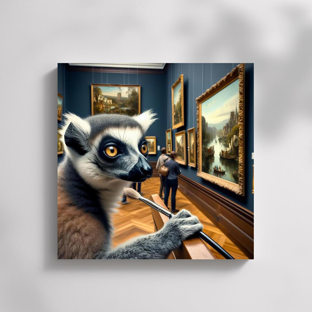 Lemur in the Museum: An Artist Among Masterpieces