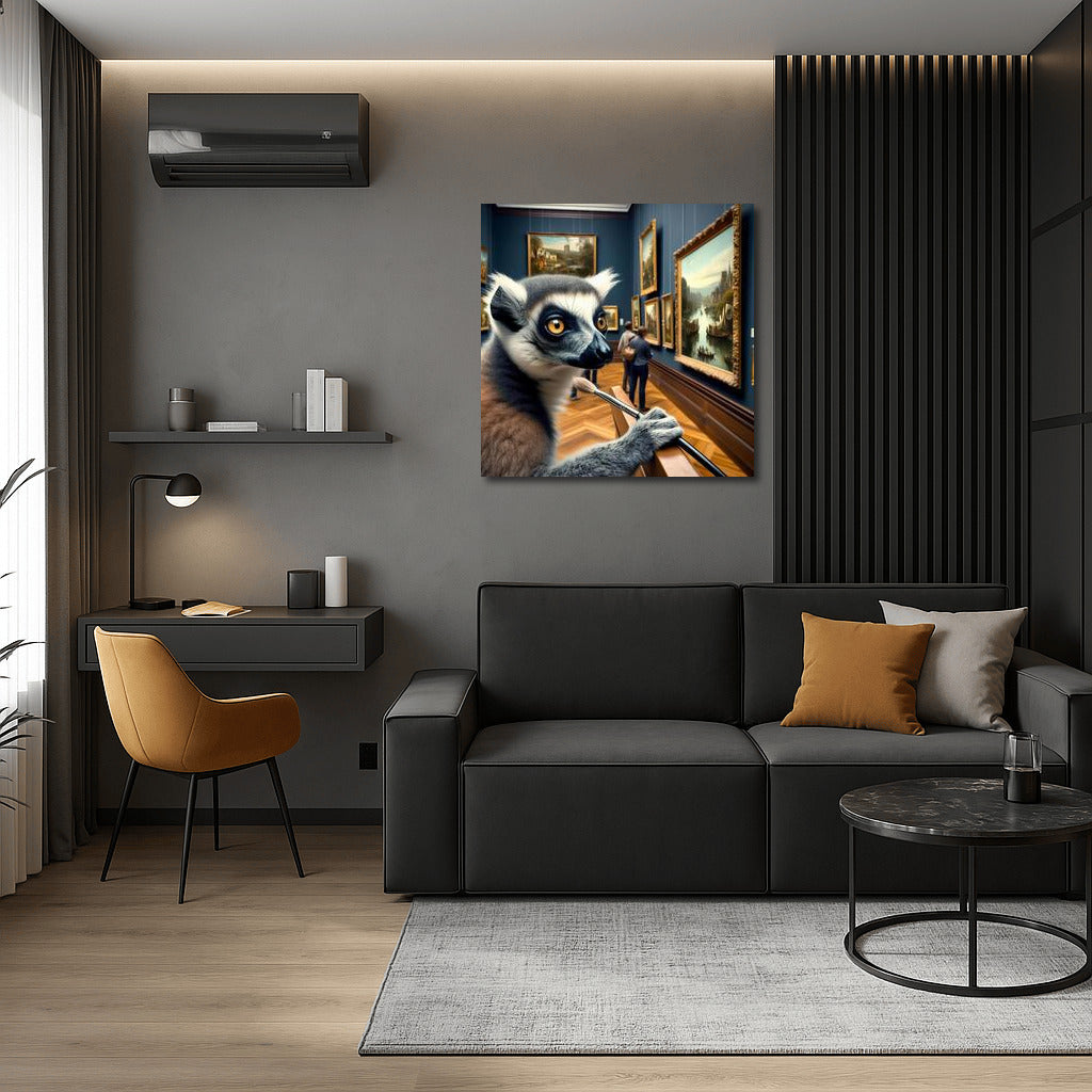 Lemur in the Museum: An Artist Among Masterpieces