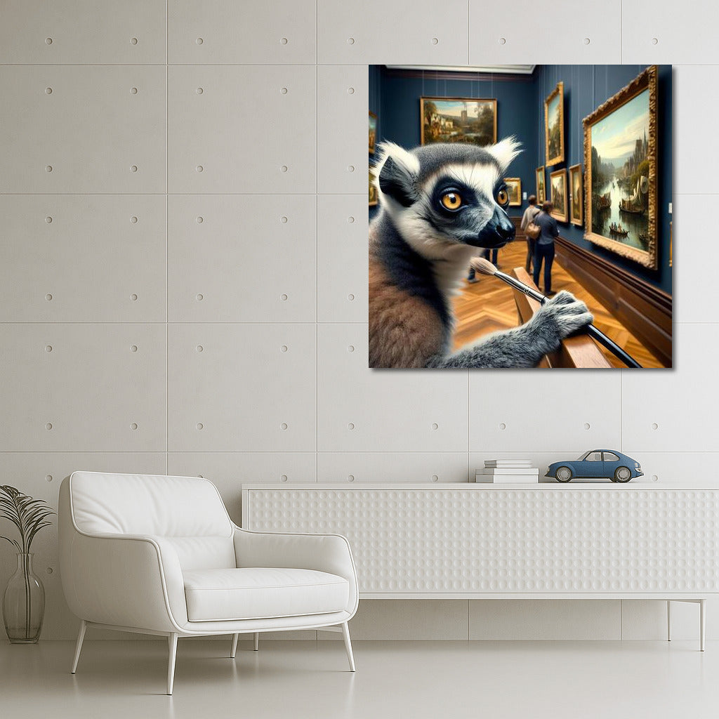 Lemur in the Museum: An Artist Among Masterpieces