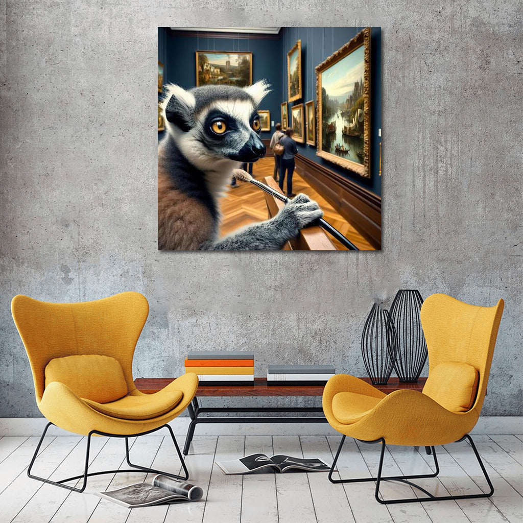 Lemur in the Museum: An Artist Among Masterpieces