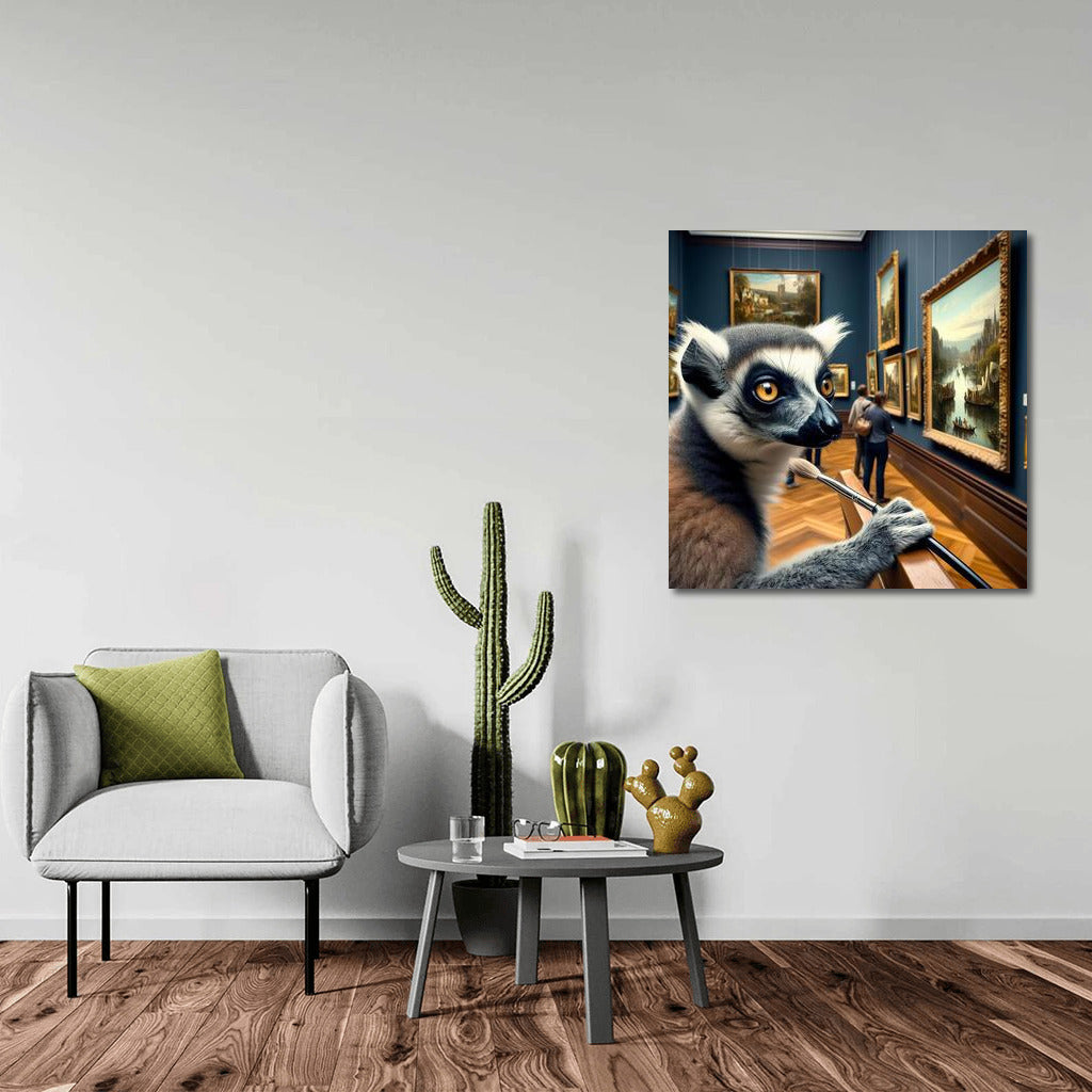 Lemur in the Museum: An Artist Among Masterpieces