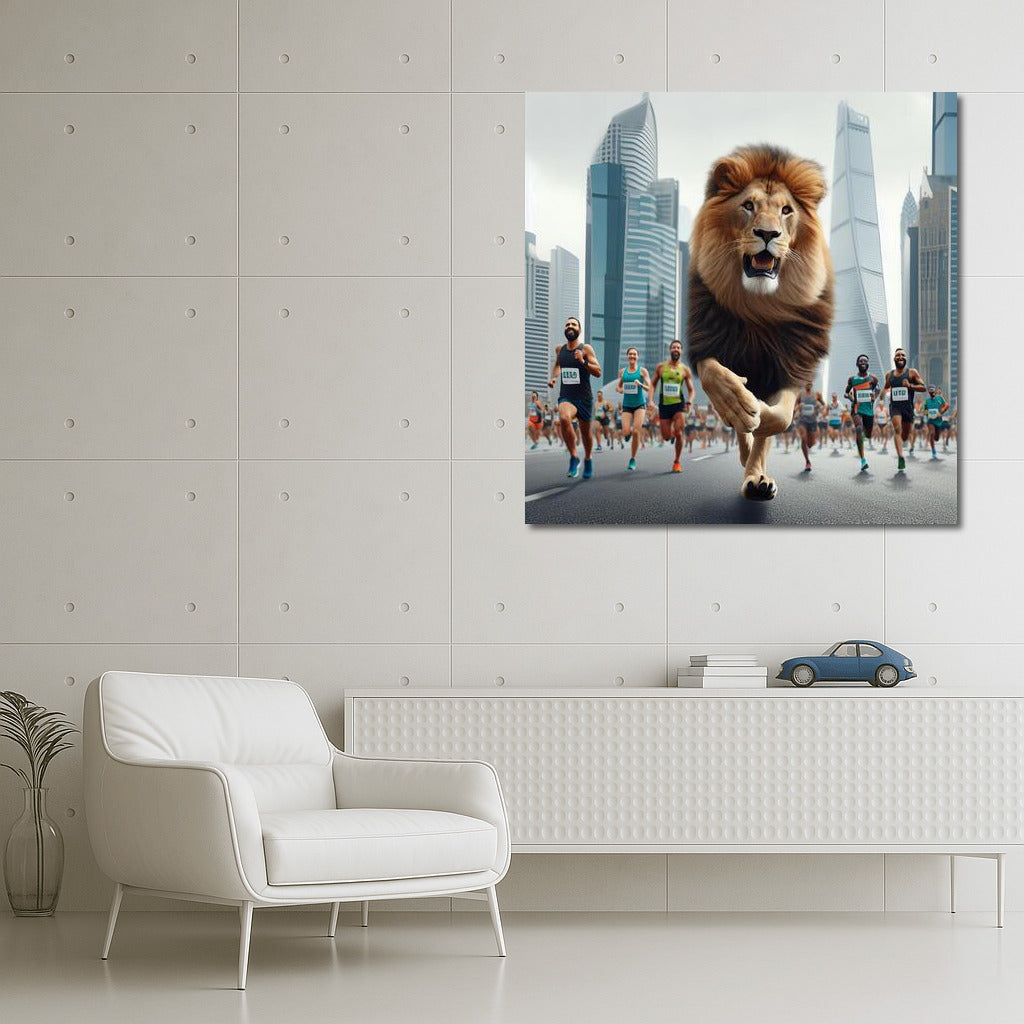 City Marathon: Lion on the Run