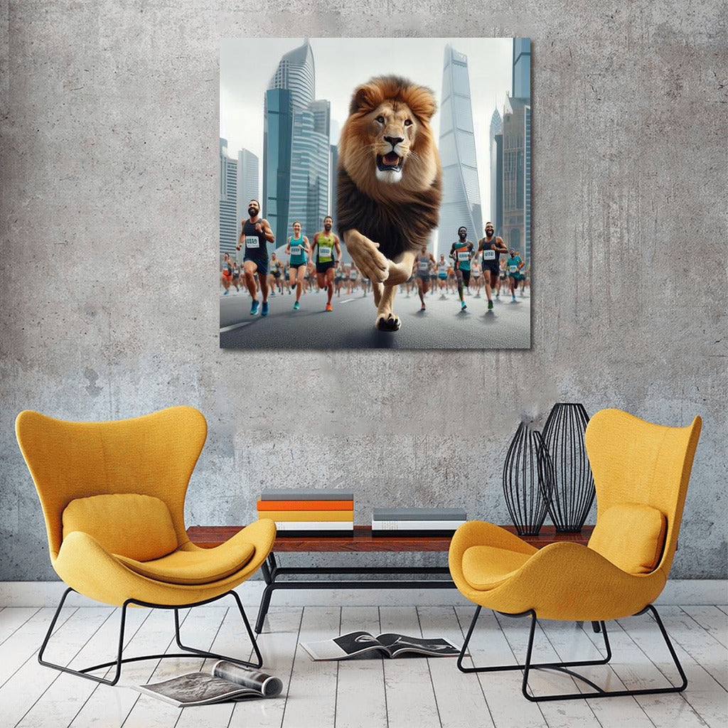 City Marathon: Lion on the Run