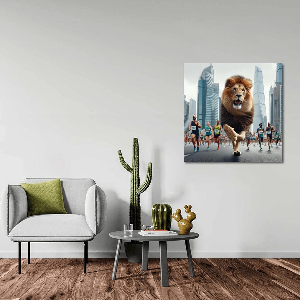 City Marathon: Lion on the Run