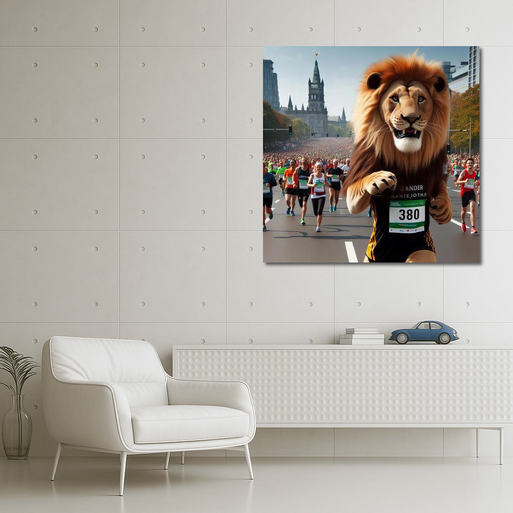 City Marathon: Lion on the Run