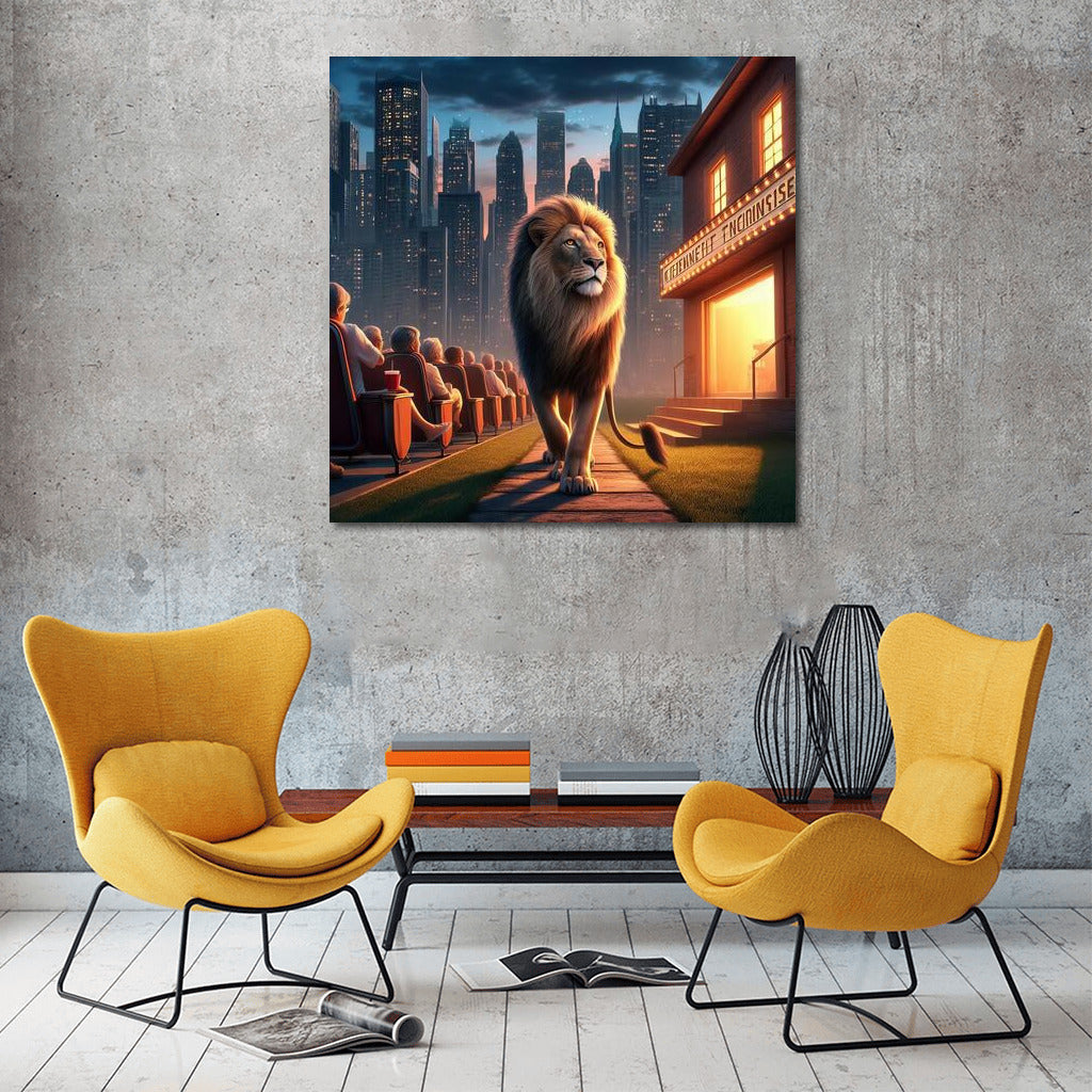 City Lion at the Cinema: Adventure in the Heart of the City