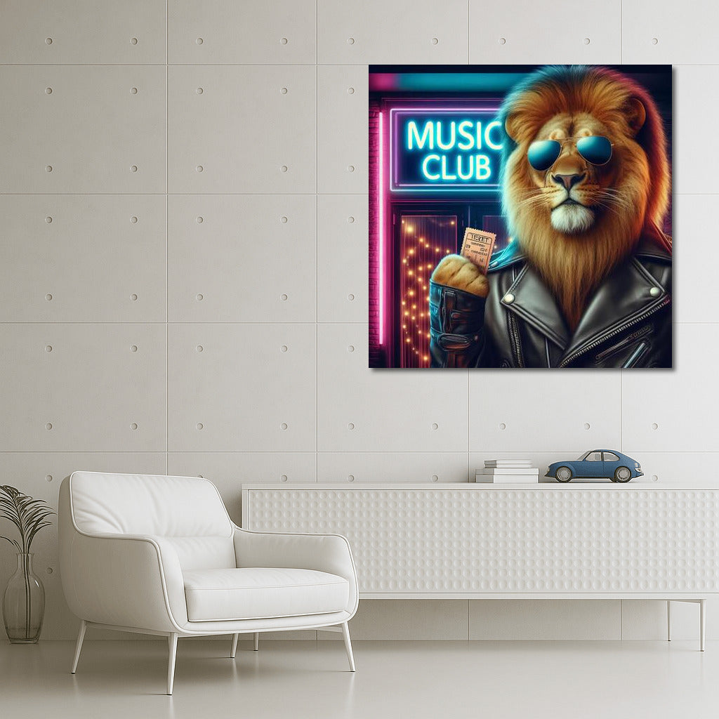 The Lion in Leather and Glasses: A Musical Adventure