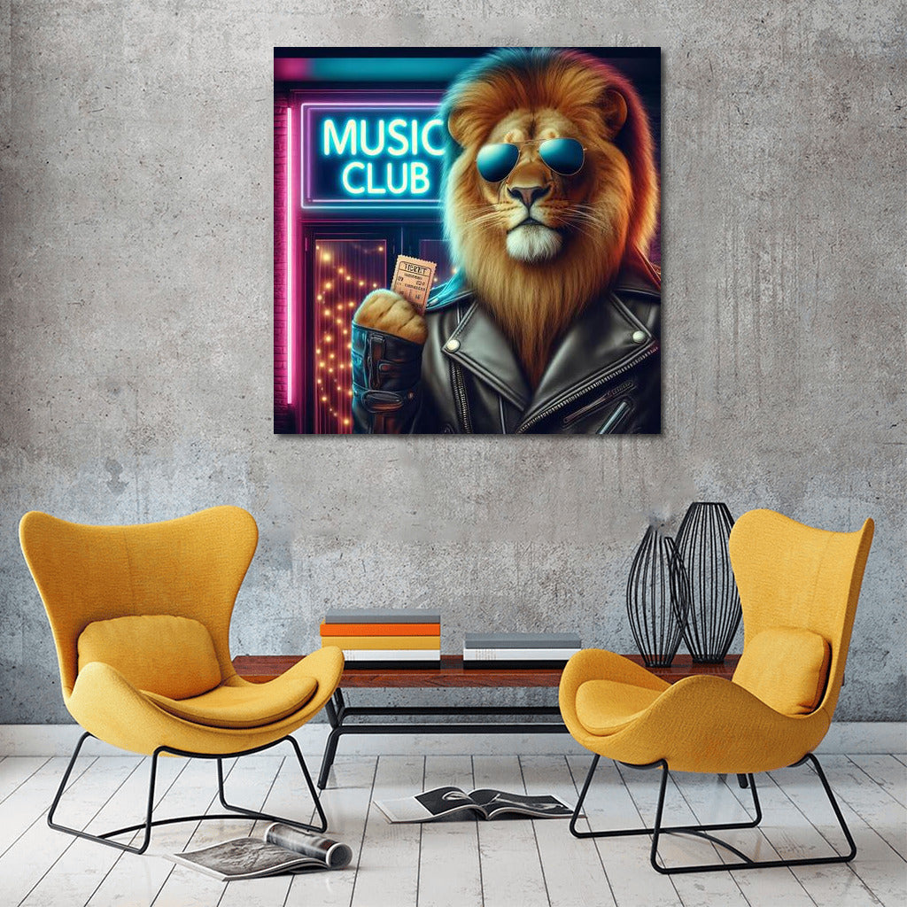The Lion in Leather and Glasses: A Musical Adventure
