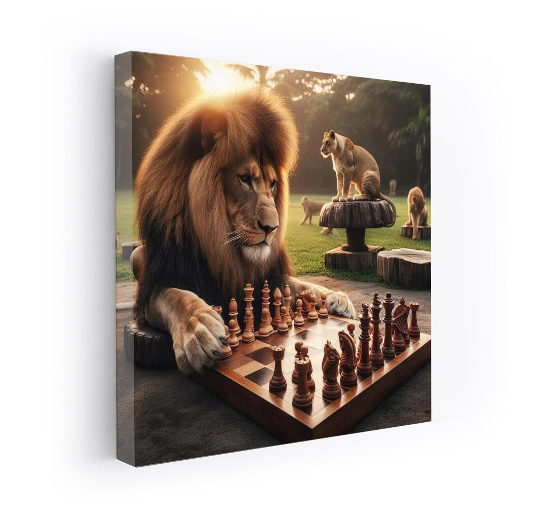 Chess King: Lion in the Park