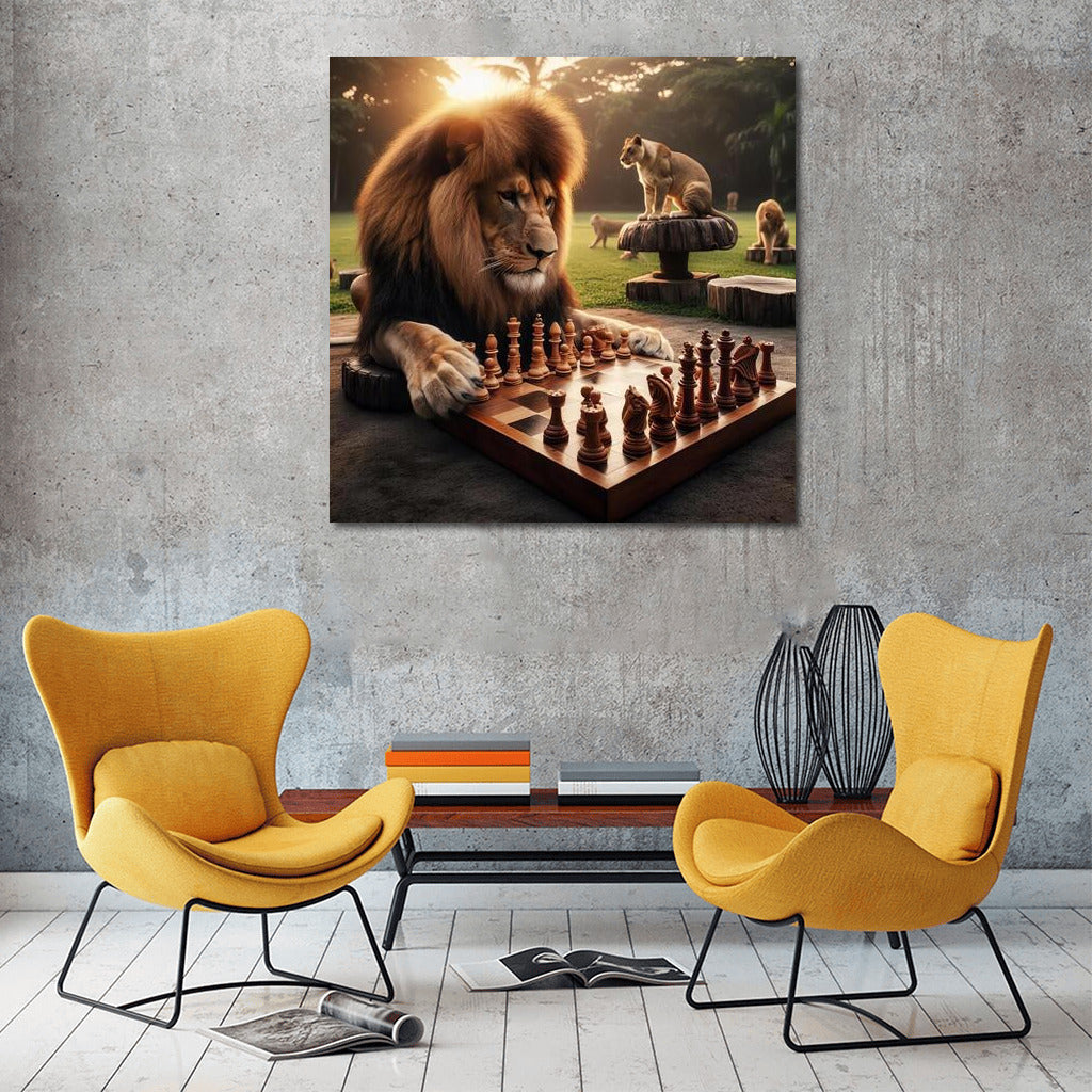 Chess King: Lion in the Park