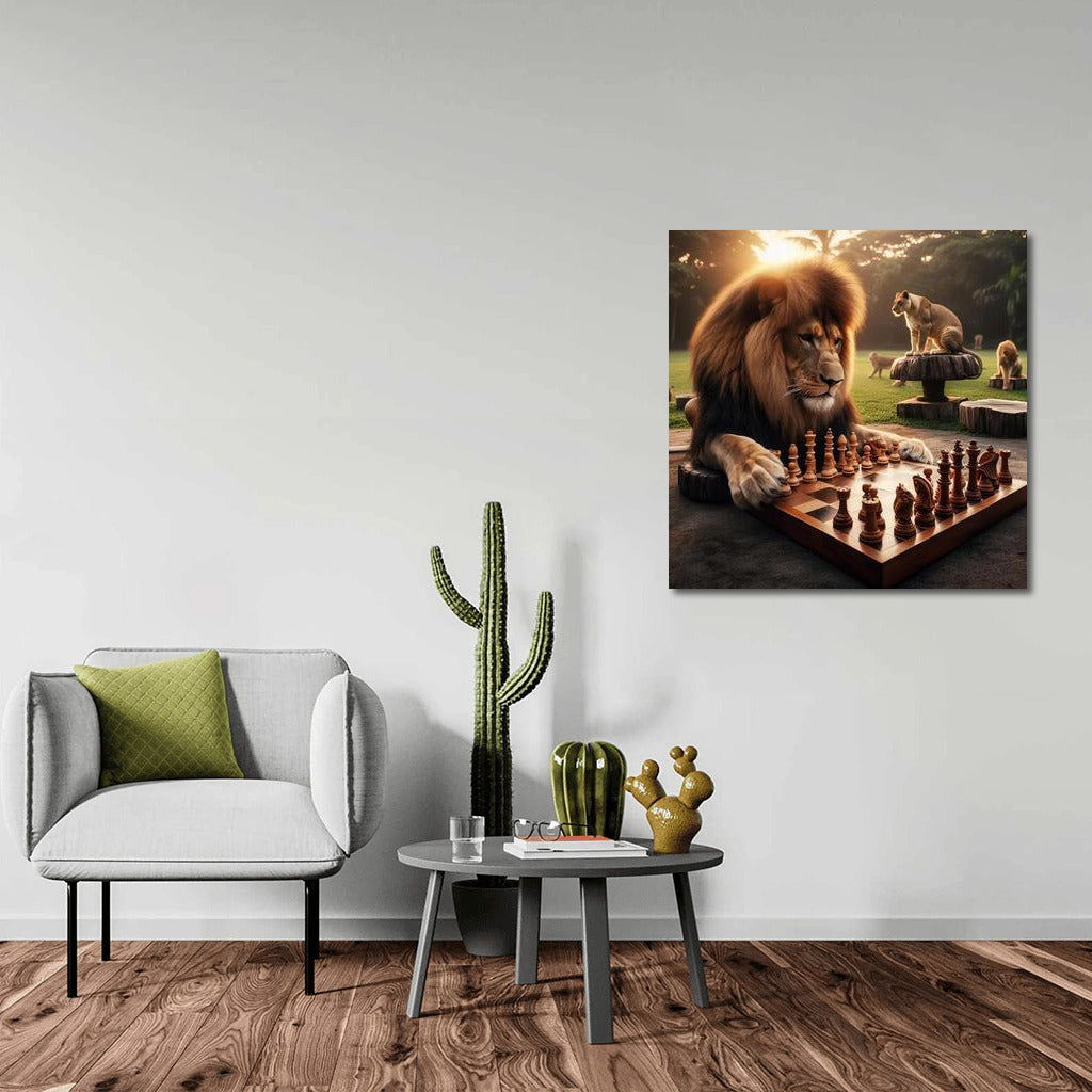 Chess King: Lion in the Park