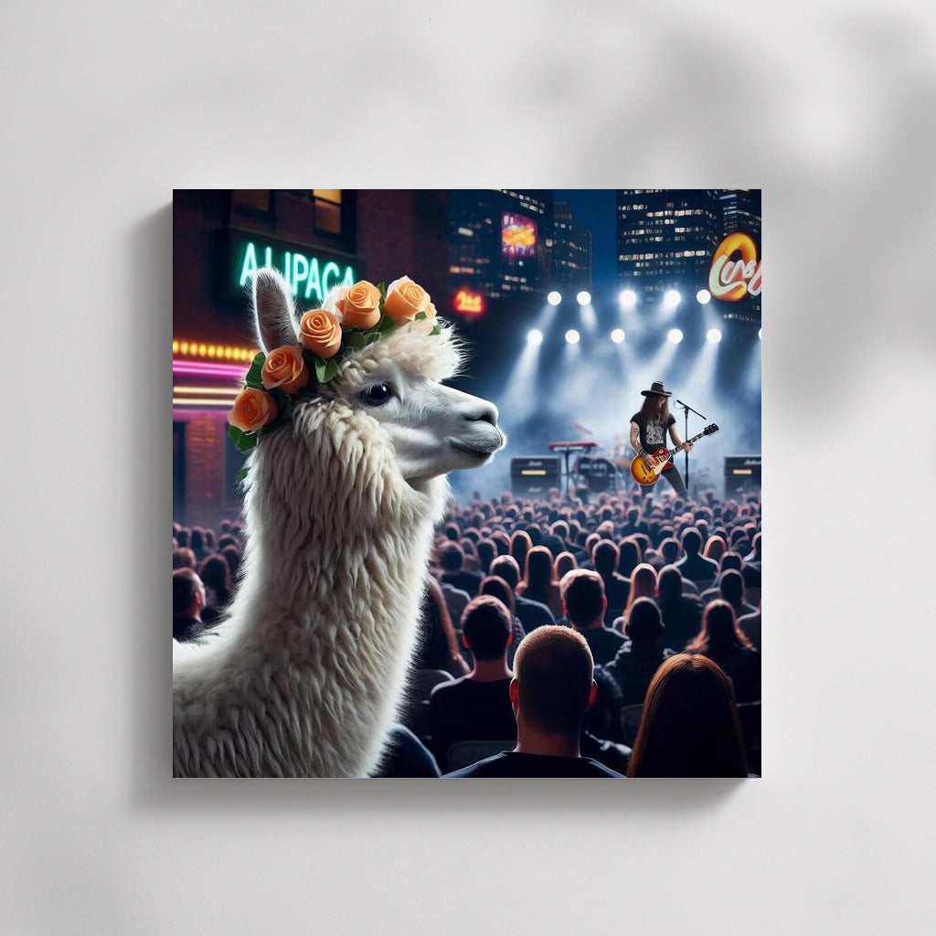 Alpaca's Concert Adventure at the Music Club
