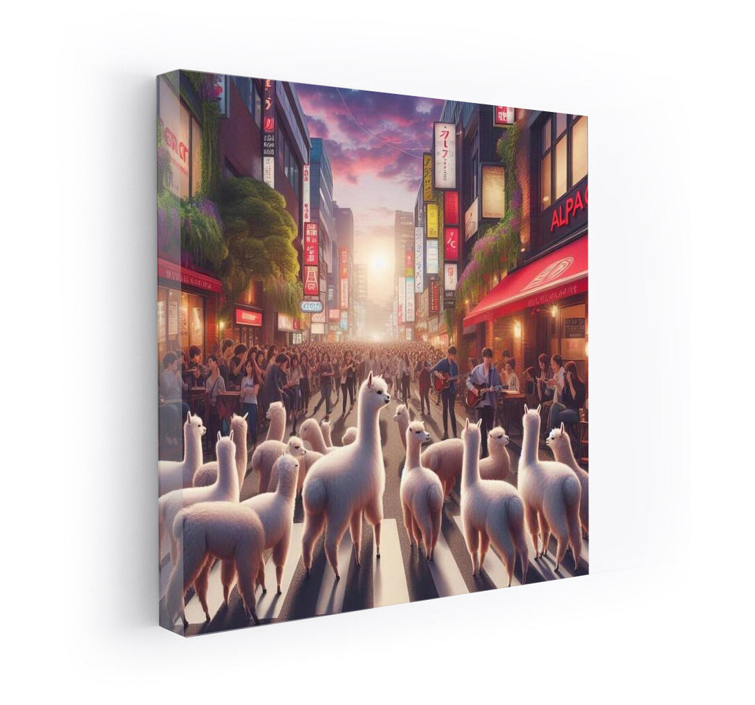 Alpacas' Musical Adventure in the City: Concert Fun