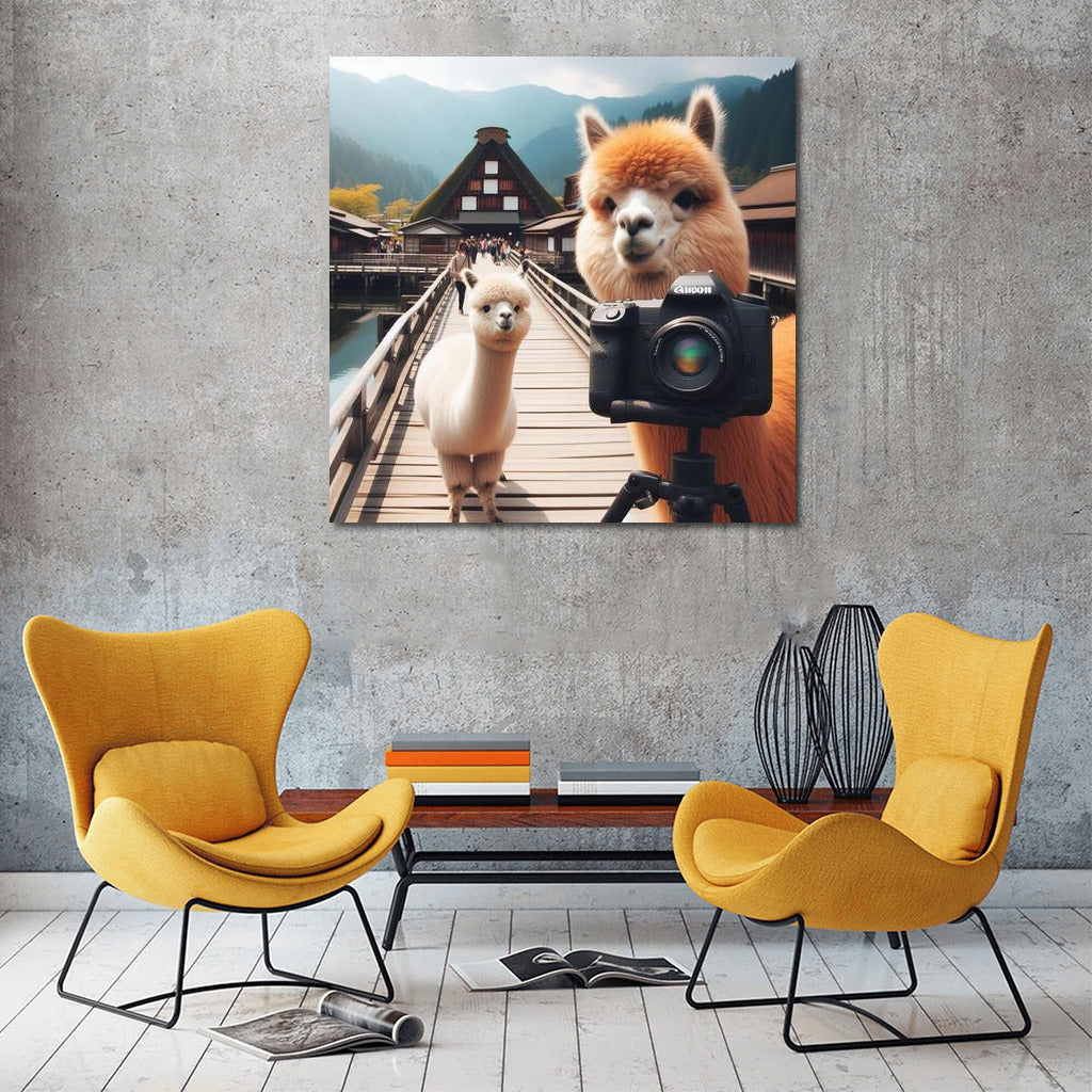 Alpacas in Japan: Camera, Scenery and Adventure