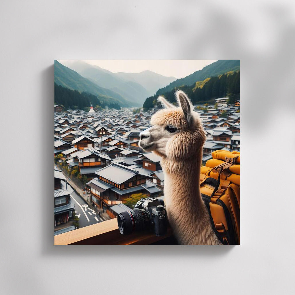 Alpaca Travels With Camera in Japan: Art for Adventurers