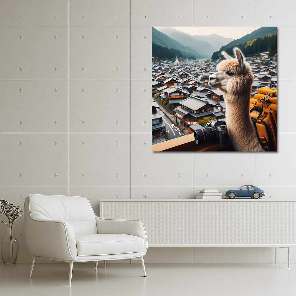 Alpaca Travels With Camera in Japan: Art for Adventurers
