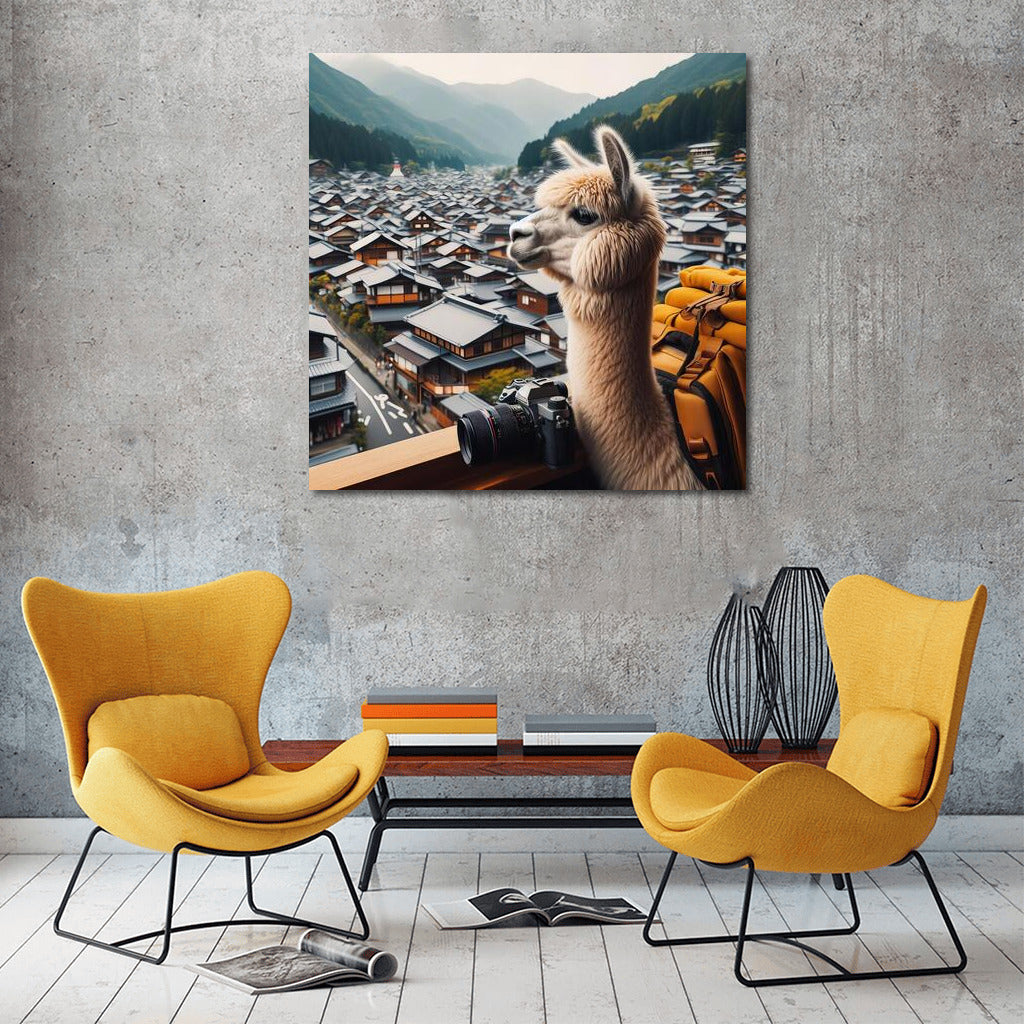 Alpaca Travels With Camera in Japan: Art for Adventurers