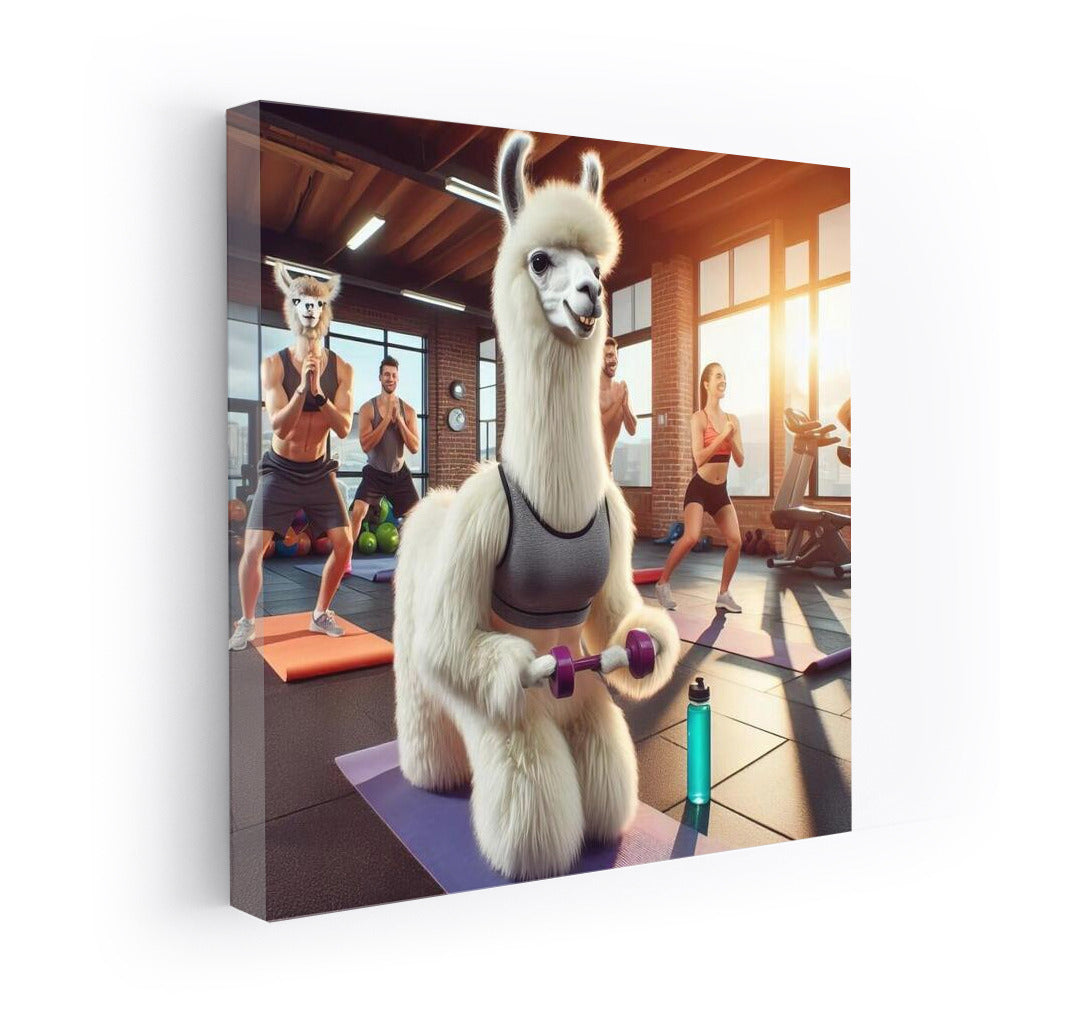 Fitness Llama: A Humorous Trainer for Your Gym