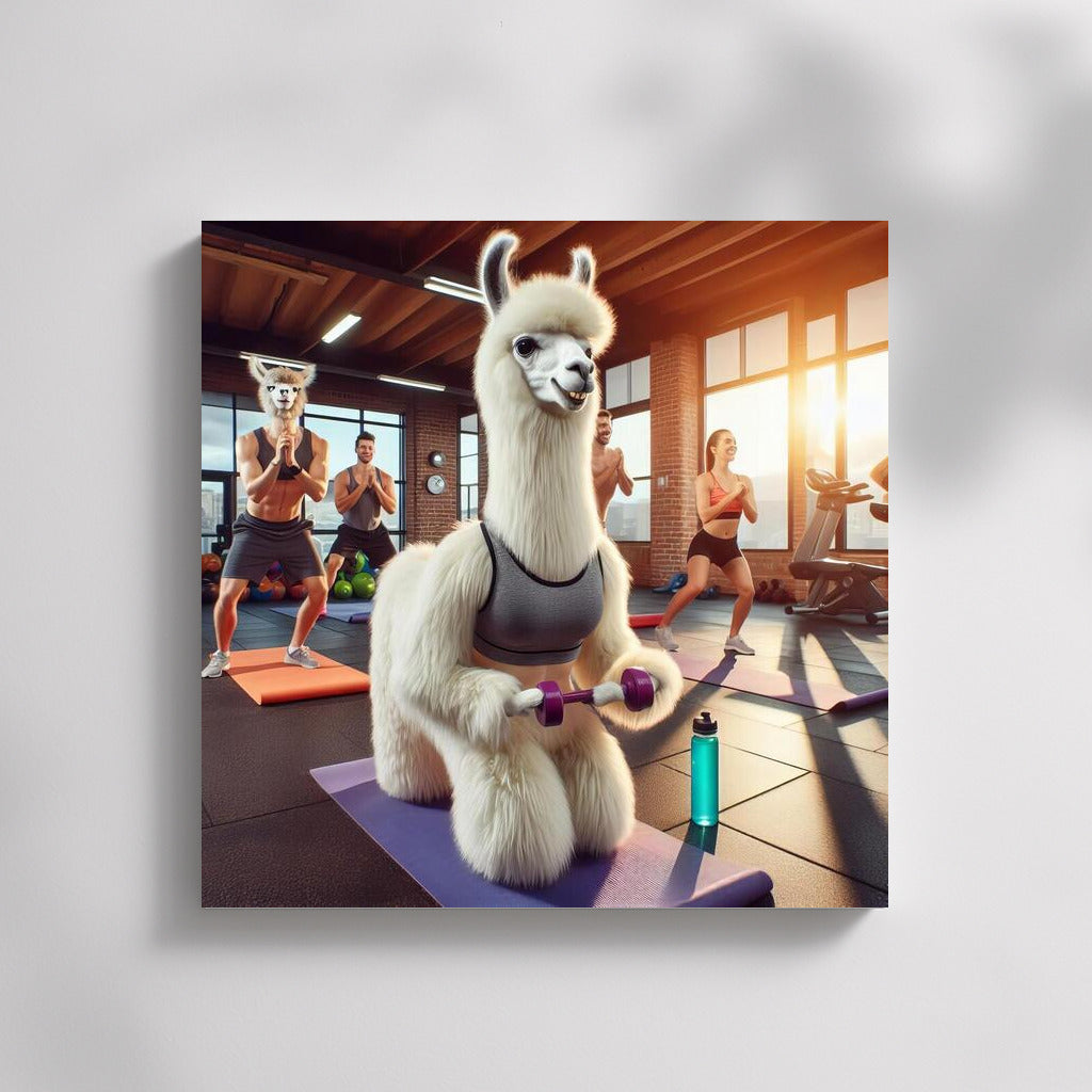 Fitness Llama: A Humorous Trainer for Your Gym