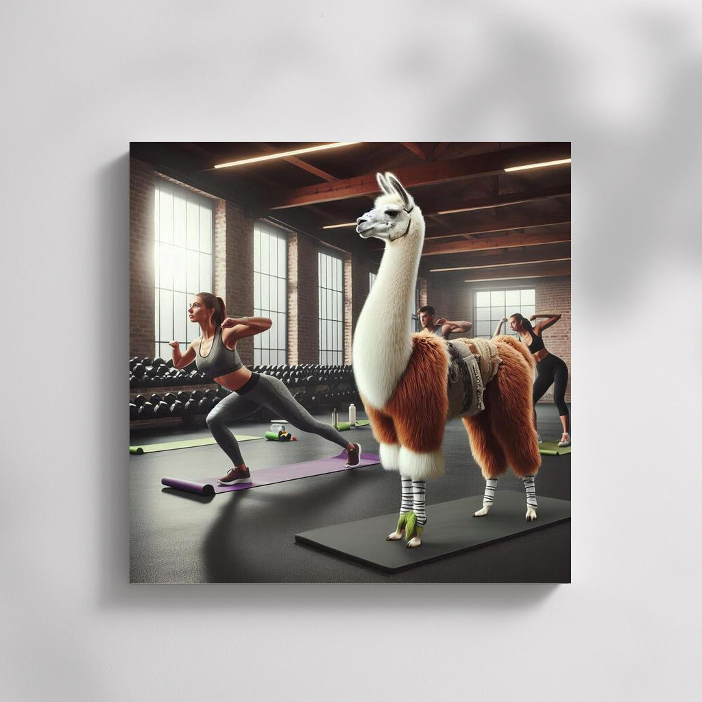 Llama Fitness Trainer: Inspiration for an Active Lifestyle