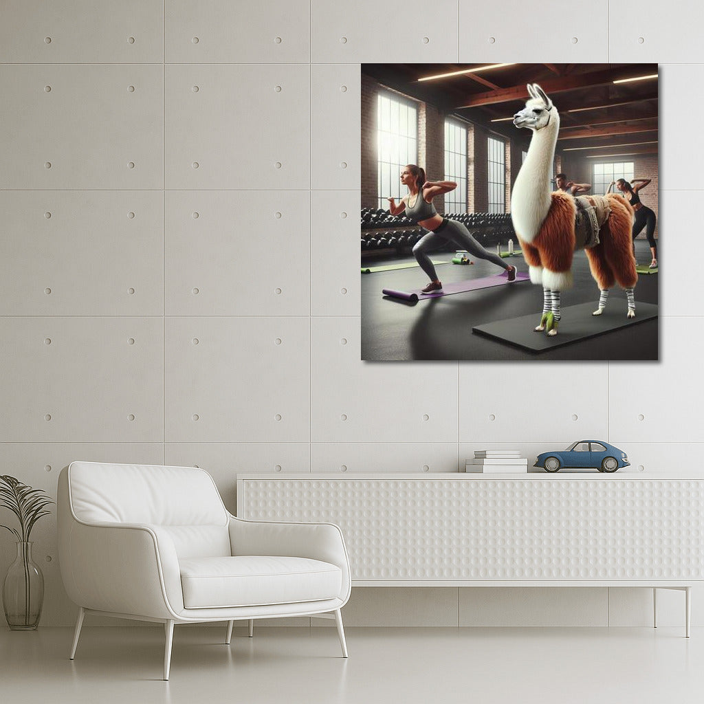 Llama Fitness Trainer: Inspiration for an Active Lifestyle