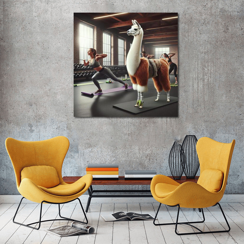 Llama Fitness Trainer: Inspiration for an Active Lifestyle