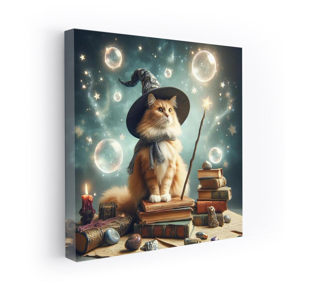 Enchanting Cat in a Hat and Scarf: Magic Cat 3