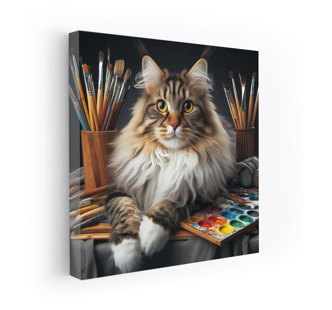 Maine Coon Artist: The Charm of Feline Creativity