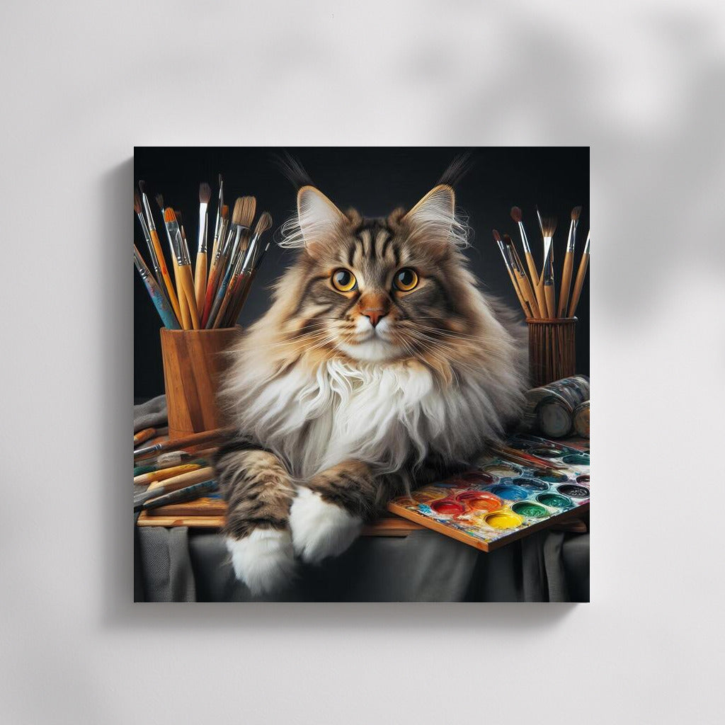 Maine Coon Artist: The Charm of Feline Creativity