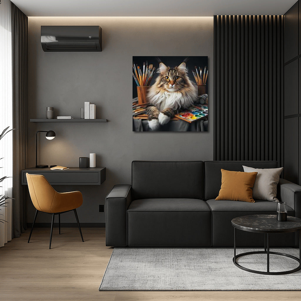 Maine Coon Artist: The Charm of Feline Creativity