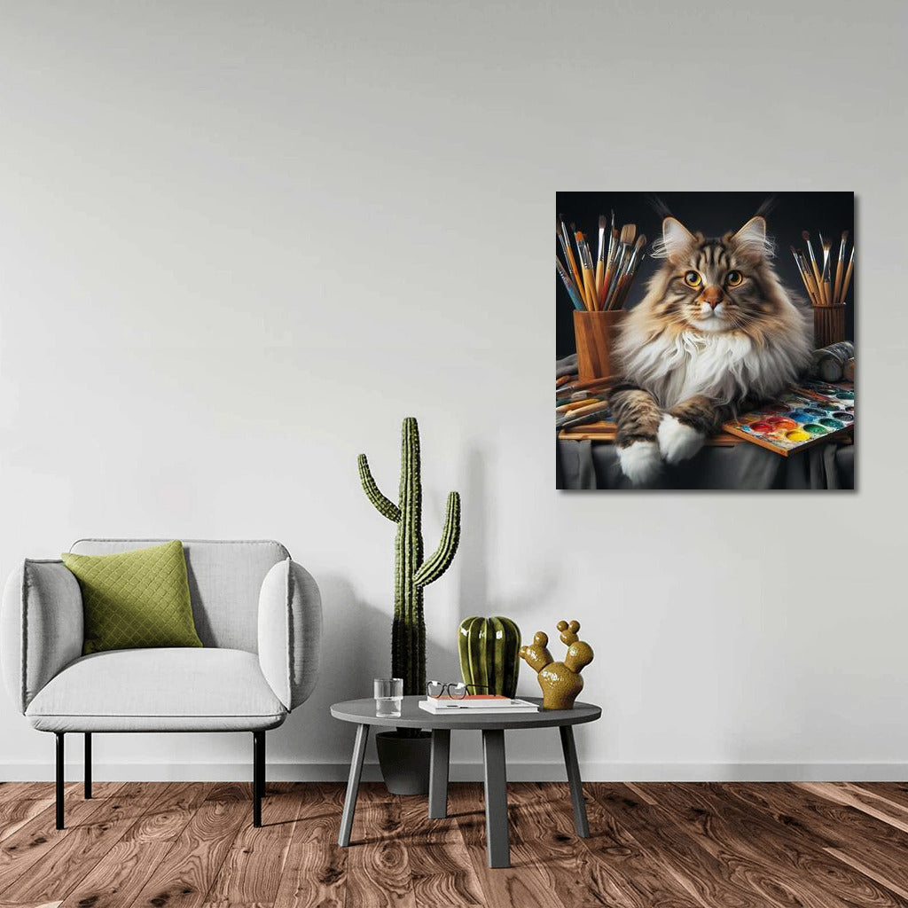 Maine Coon Artist: The Charm of Feline Creativity