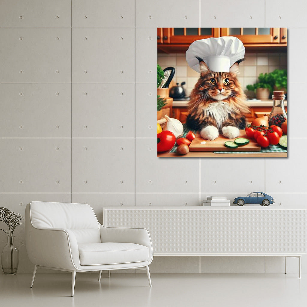 Maine Coon Chef: Culinary Magic in the Kitchen