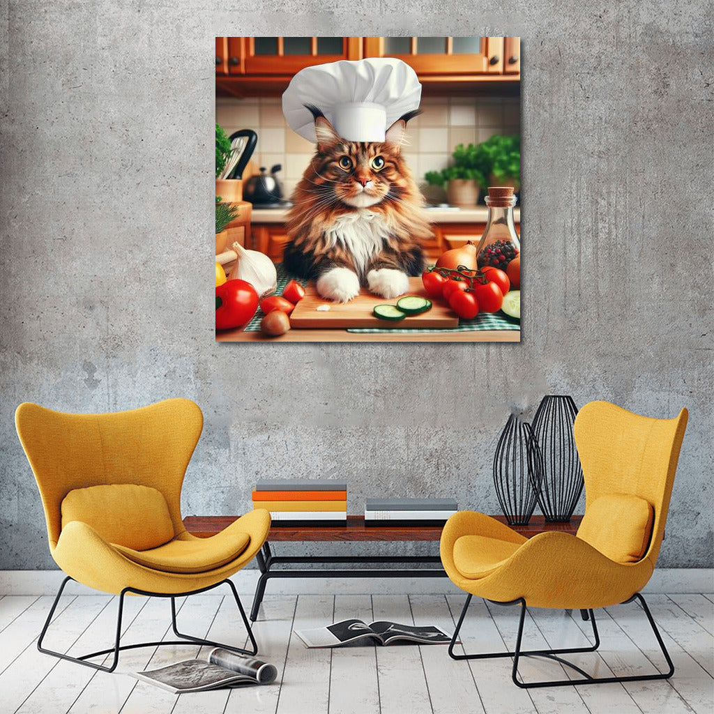 Maine Coon Chef: Culinary Magic in the Kitchen