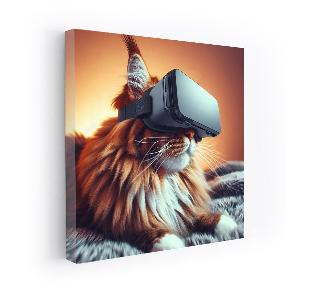 Maine Coon in Virtual Reality: Immersion in Fantasy