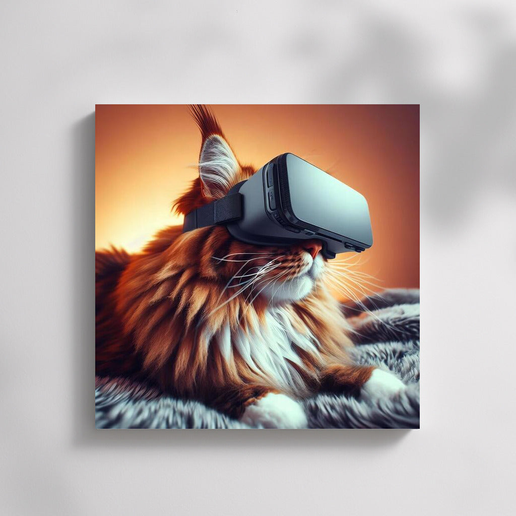 Maine Coon in Virtual Reality: Immersion in Fantasy