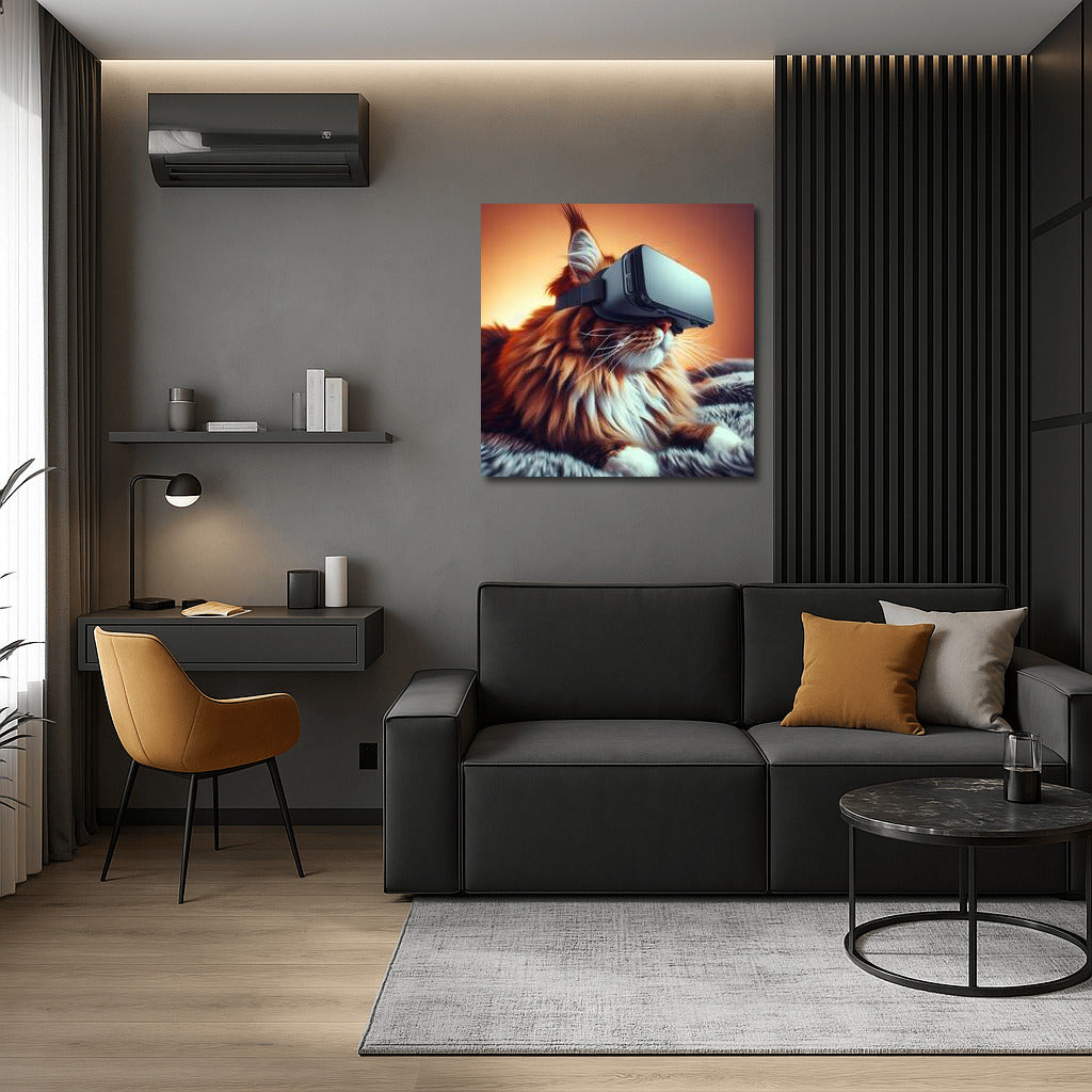 Maine Coon in Virtual Reality: Immersion in Fantasy