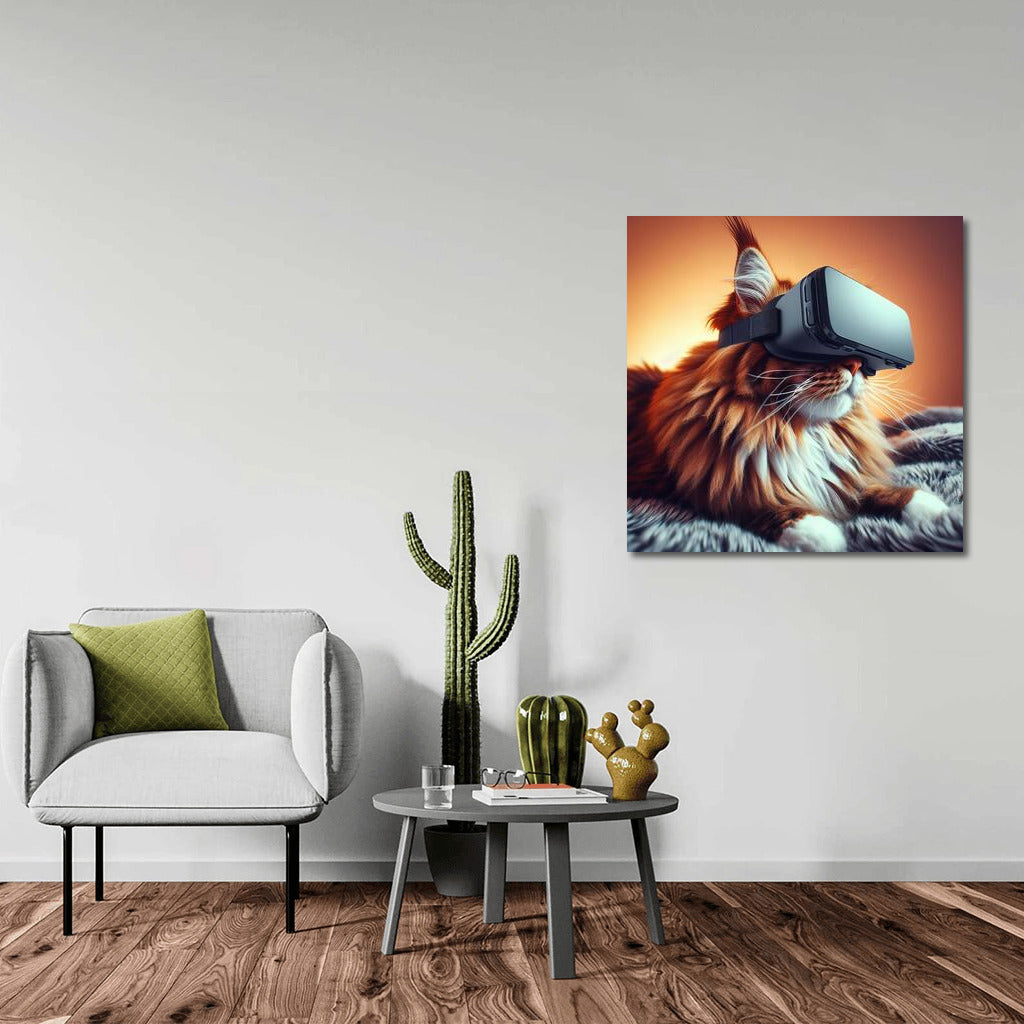 Maine Coon in Virtual Reality: Immersion in Fantasy