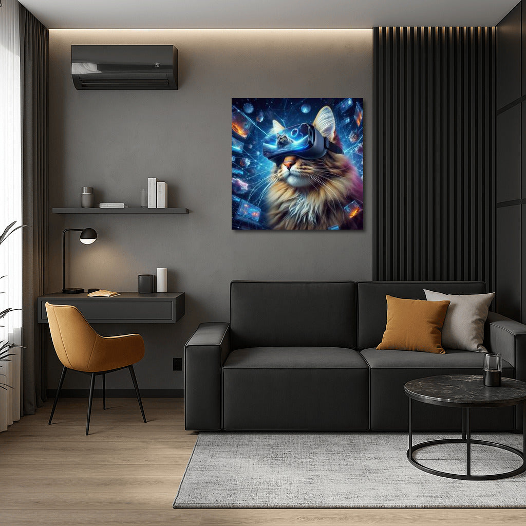 Maine Coon in Space: Virtual Reality 4D