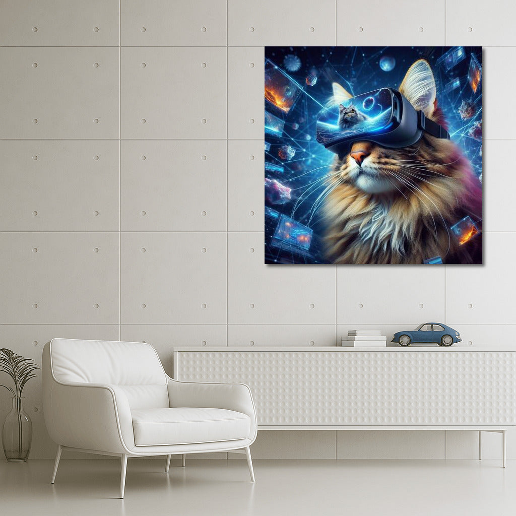Maine Coon in Space: Virtual Reality 4D