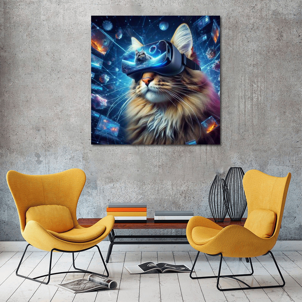 Maine Coon in Space: Virtual Reality 4D