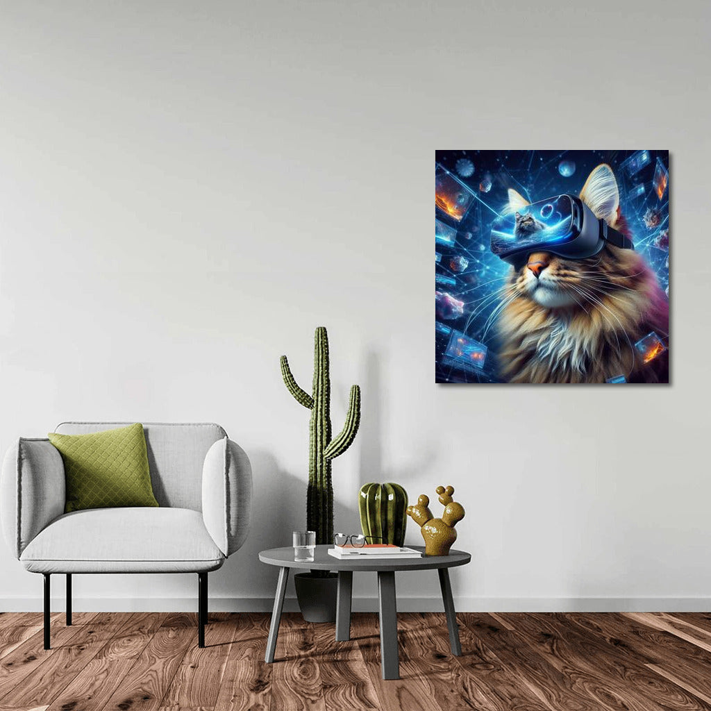 Maine Coon in Space: Virtual Reality 4D